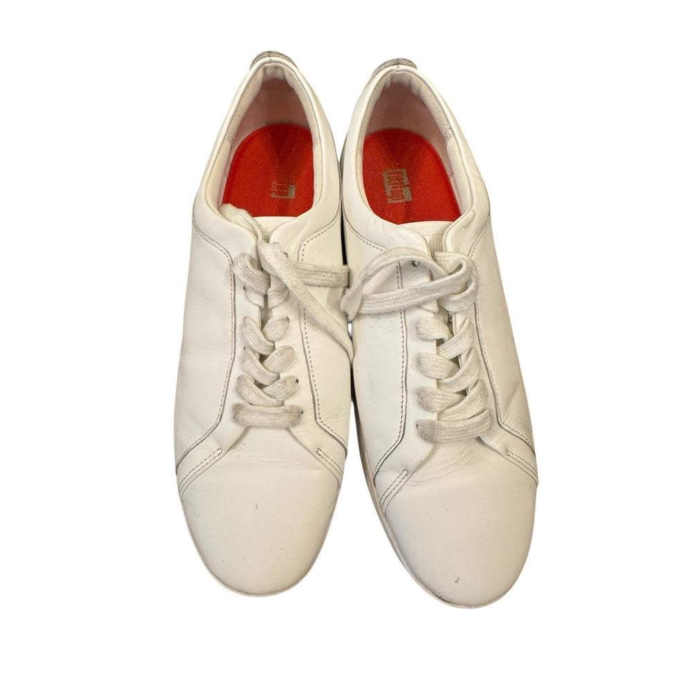 Fit Flop Urban‎ White Leather Rally Sneaker Women's Size 11